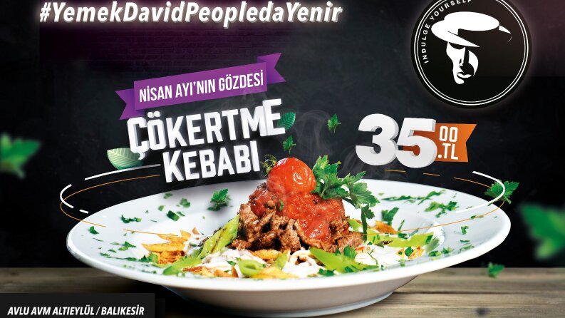 David People ilan ve billboard tasarımı