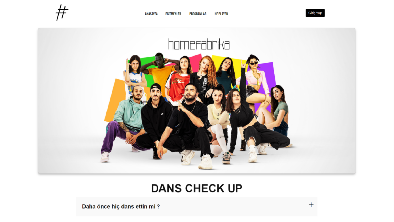 Home Fabrika - Online Dans Platformu