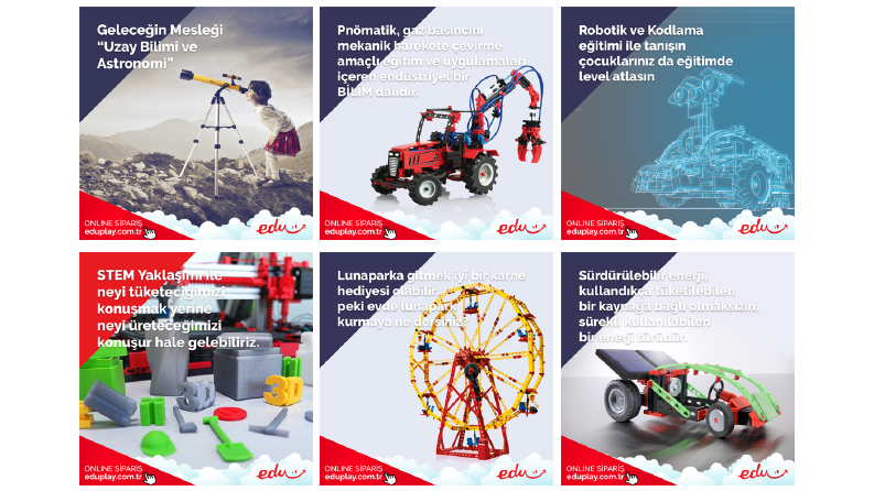 Edu Play Facebook ve Instagram Çalışmaları - 2