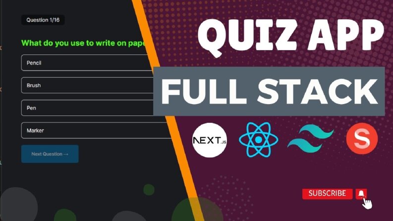 Quiz Uygulaması: Full Stack Geliştirme Projesi