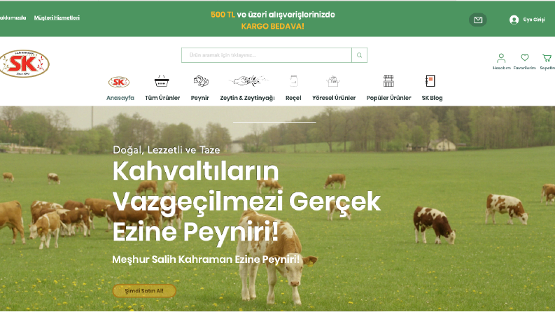 Salihkahramanpeynircilik.com - E-ticaret sitesi