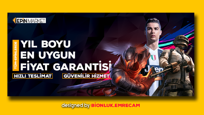 "epinmarket.com.tr" İçin Banner Çalışmamız