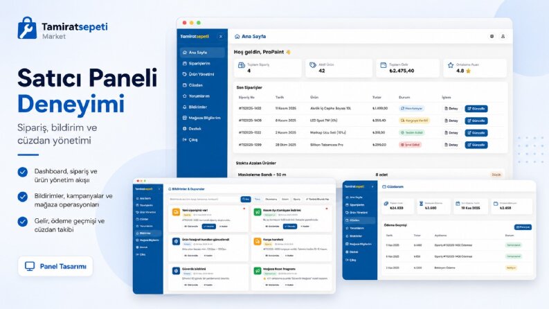 Modern Yönetim Paneli ve Web Arayüz Tasarımı