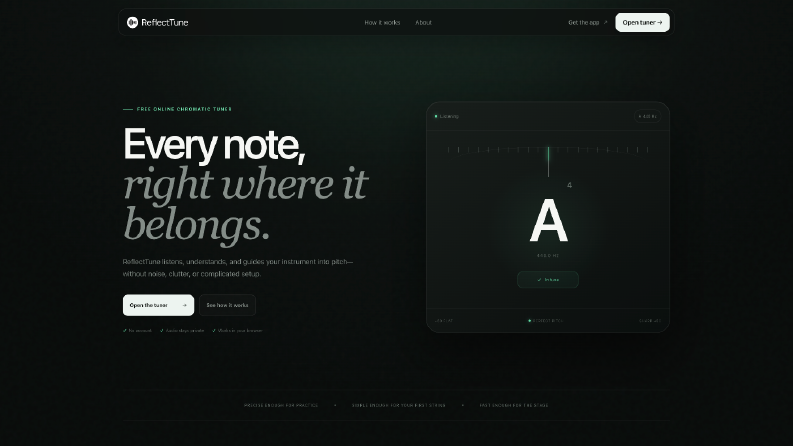 ReflectTune – Tune With Confidence