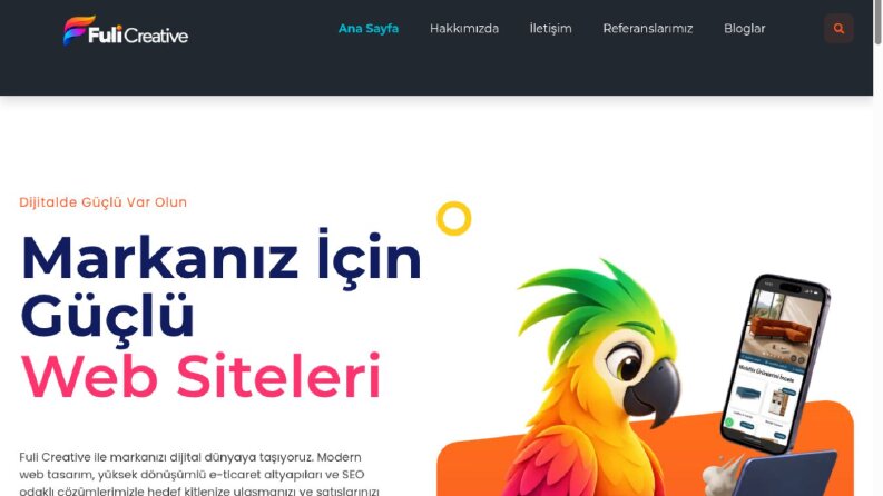 Fuli Creative – WordPress Ajans ve Portföy Web Sitesi
