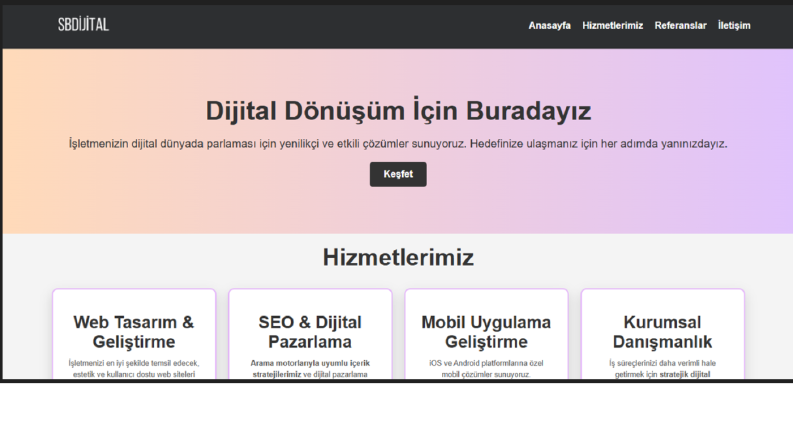 SB Dijital - Web Danışmanlık ve Tasarım Hizmetleri