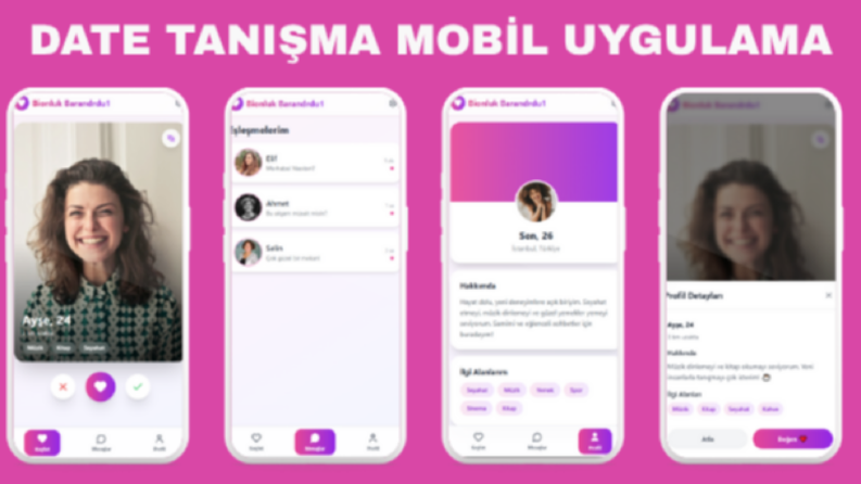 Modern Date Tanışma ve Sohbet Mobil Uygulamas