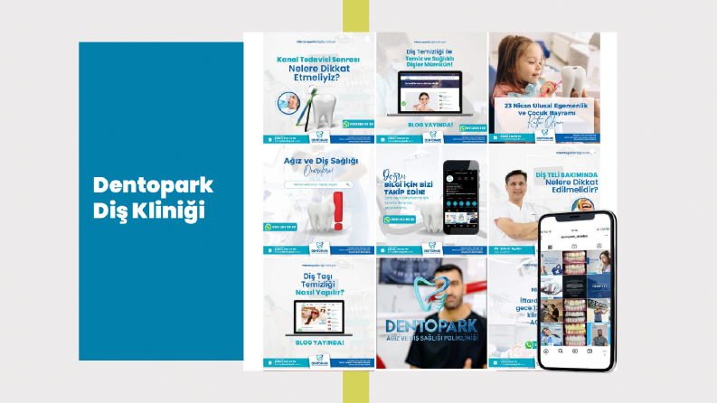 Diş Kliniği Sosyal Medya Tasarımları