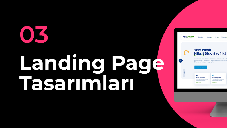 Landing Page Tasarımları