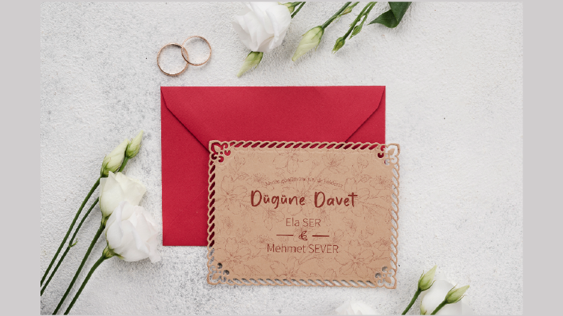 Davetiye tasarımı