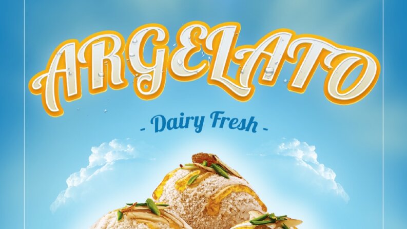 Argelato Dondurma Broşür Tasarımı