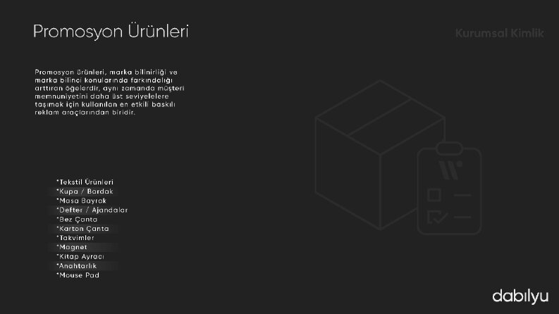 Promosyon Ürünleri