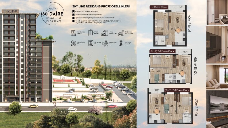 Sky Line Rezidans Katalog Tasarımı