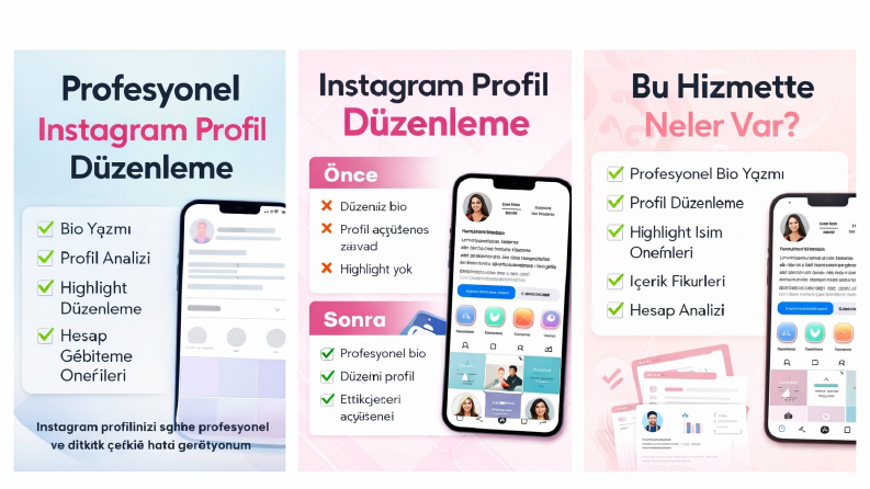 “Profesyonel Instagram Bio ve Profil Düzenleme”