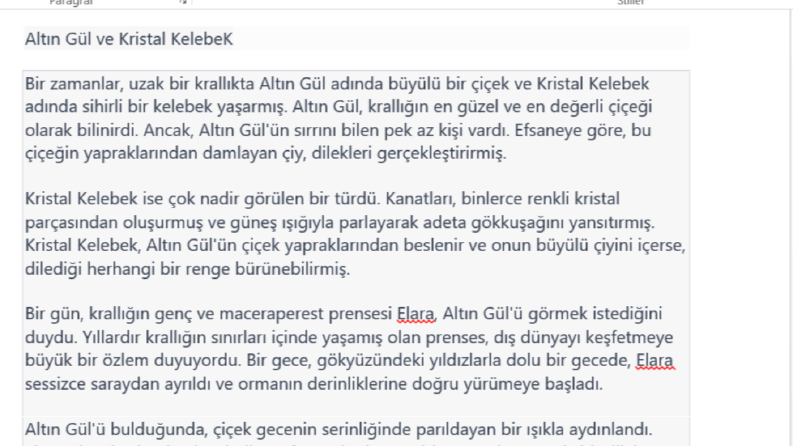 Yaratıcı hikayeler yazabilirim