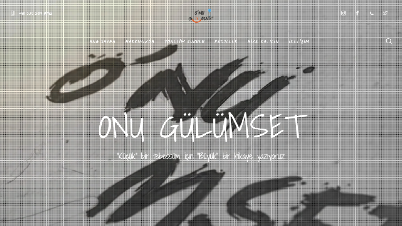 OnuGülümset Platformu Web Sitesi