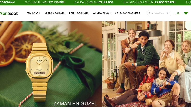 Saat Sitesi Tasarımı - Anahtar Teslim E-ticaret Sitesi