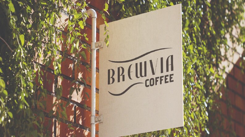 Brewvia - Kahve Logo 