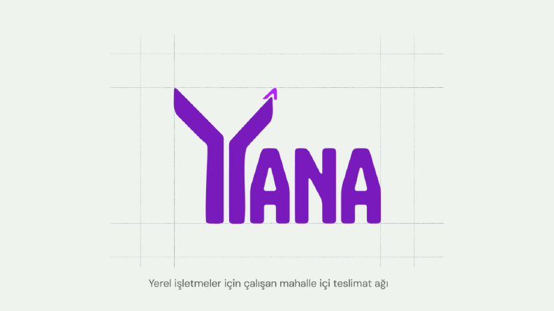 Yana Teslimat Ağı Logo Tasarımı