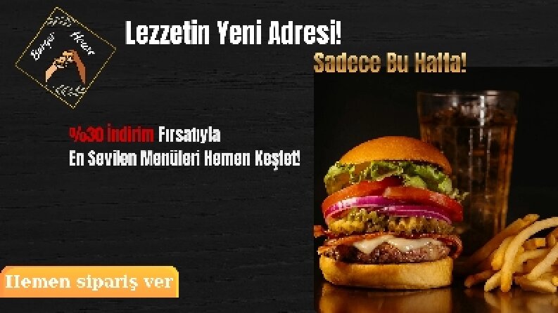 Burger House – Kampanya Banner Tasarımı