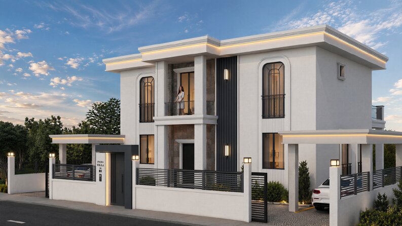Villa Tasarımı, Modelleme ve Render