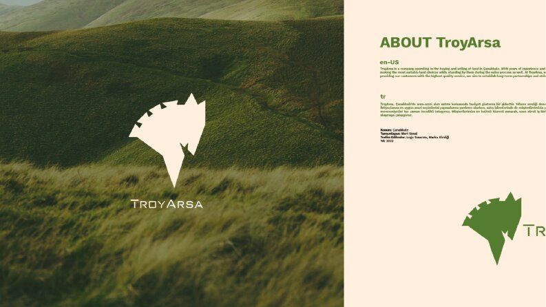 Troyarsa, Emlak Firması Logo ve Konsept İçerik Tasarımı