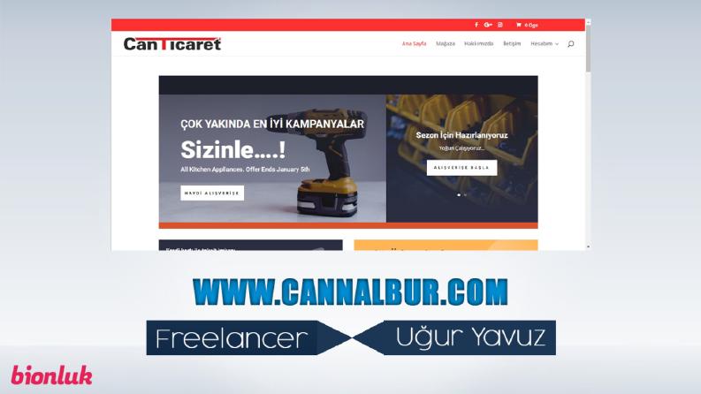 E-ticaret web sitesi
