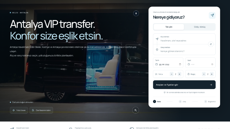 ZeroSeven – Çok Dilli Transfer Rezervasyon Platformu
