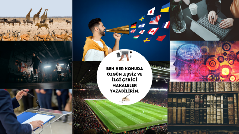 Her konuya uygun, özgün ve hızlı blog yazıları yazarım.