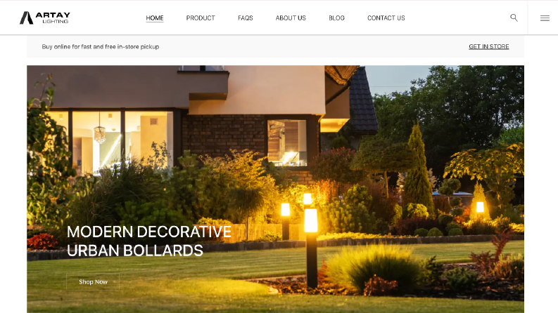 Artay Lighting - Web Tasarım