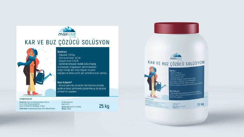 MayiTuz Kar ve Buz Çözücü Solüssyon- Ambalaj Tasarımı