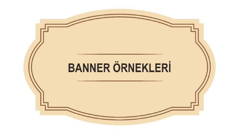 Banner ve Reklam Afişleri