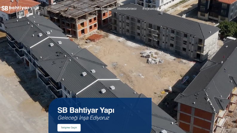 Bahtiyar Yapı Website Proje