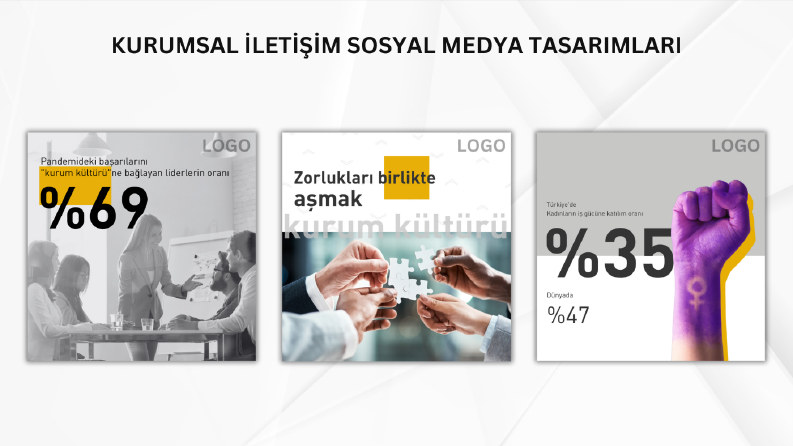Kurumsal İletişim Sosyal Medya Tasarımları