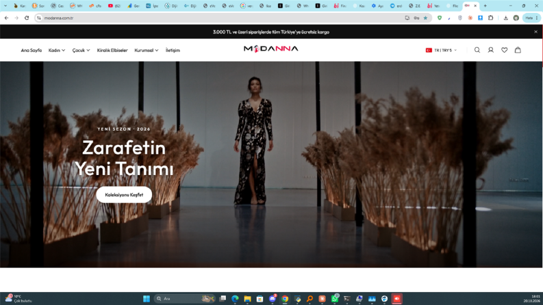 Modanna – Kadın & Çocuk Modası E-Ticaret Sitesi