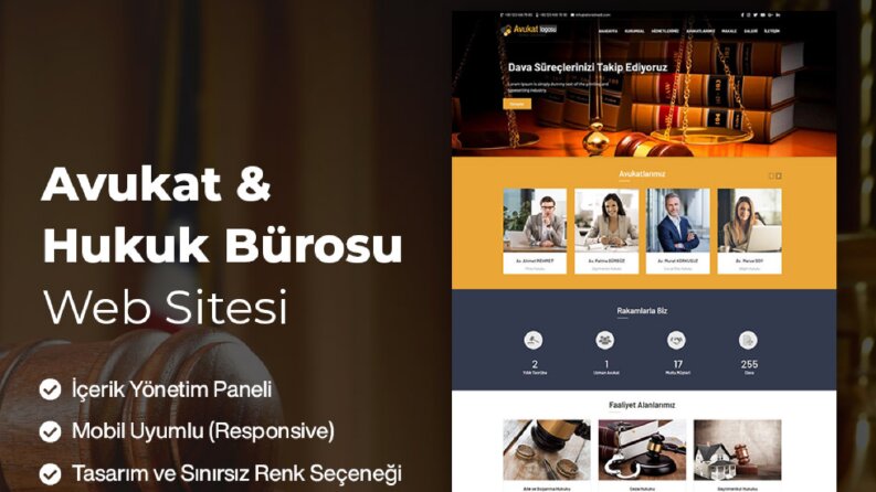 Avukat Web Site Paketi