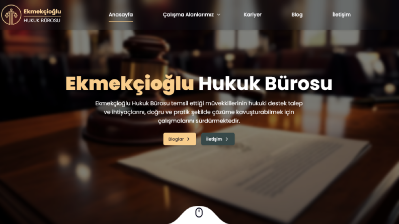 Kurumsal Hukuk Bürosu sitesi