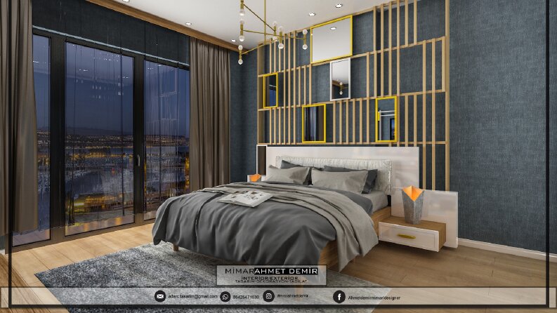 AD Mimarlık Antalya-Kaş iç mekan projemiz
