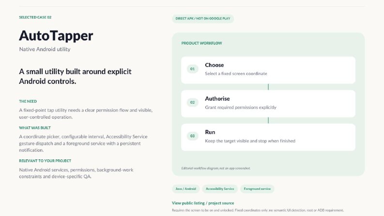 AutoTapper — Android Dokunma Aracı
