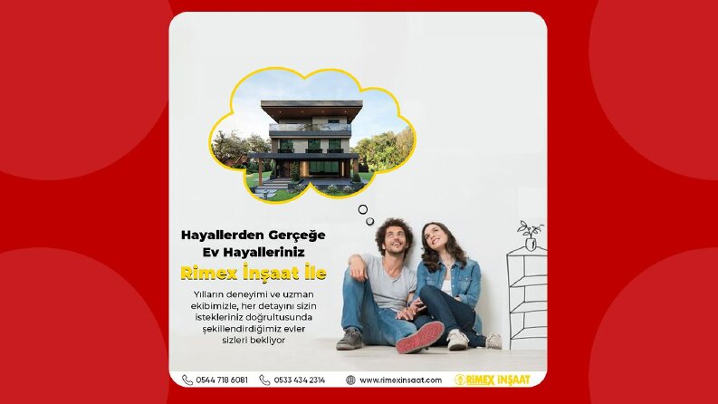 Rimex İnşaat Sosyal Medya Tasarımı