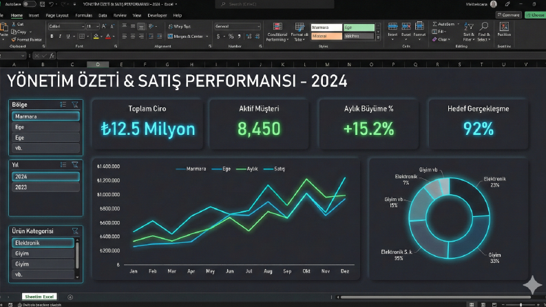 Kurumsal Excel Dashboard ve VBA Otomasyon Çözümleri