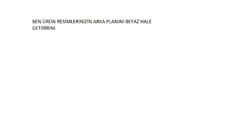 İş örneğim