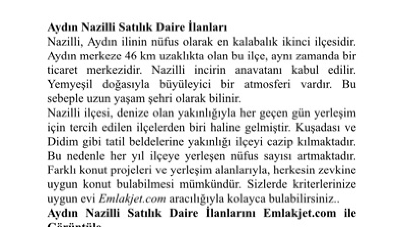 Emlakjet.com için metin çalışması