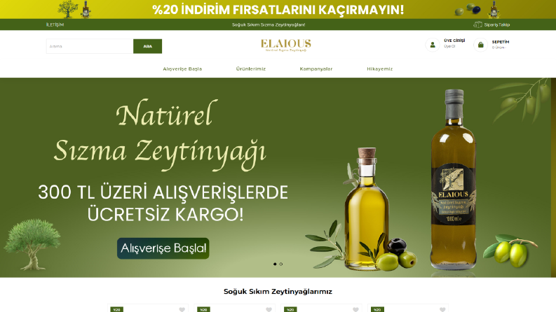Ticimax Özel Tema Tasarım - elaious.com