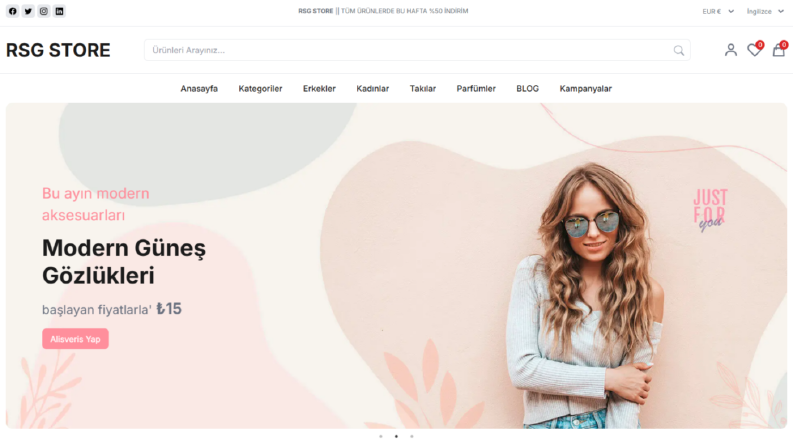 Shopping Website Template