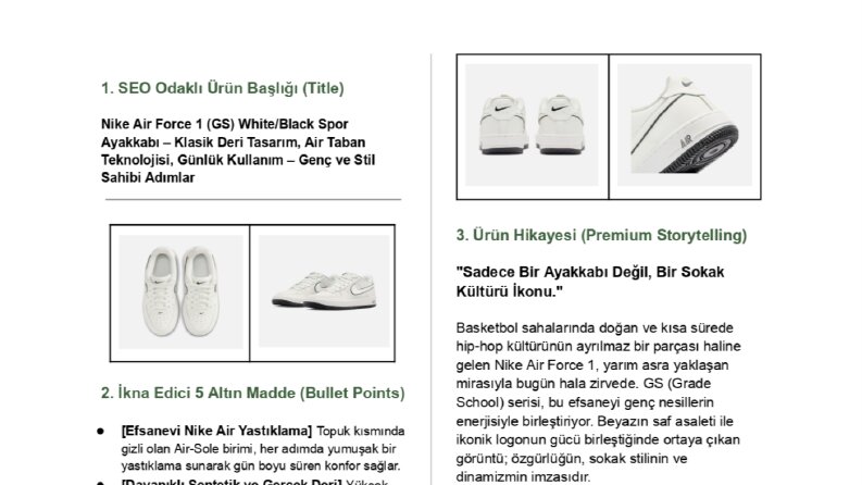 Amazon & Etsy SEO: Satış Artıran Örnek Ürün Listelemesi