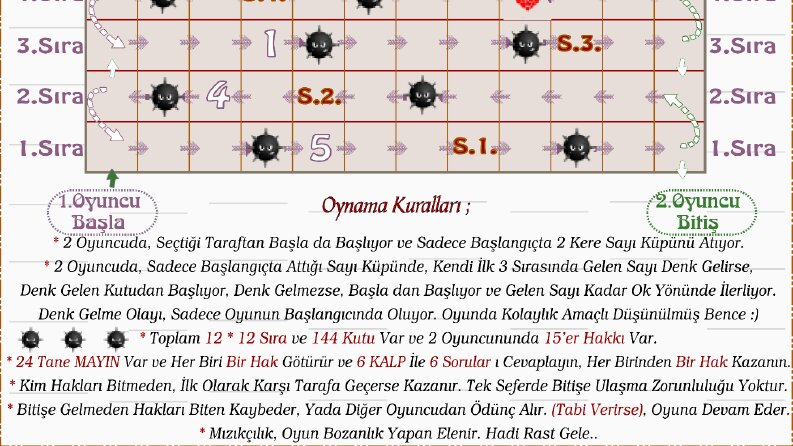 A4 kağıt üzerinde, eğlenceli oyunlar tasarlarım.