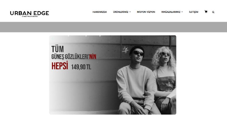 Giyim Markası Websitesi