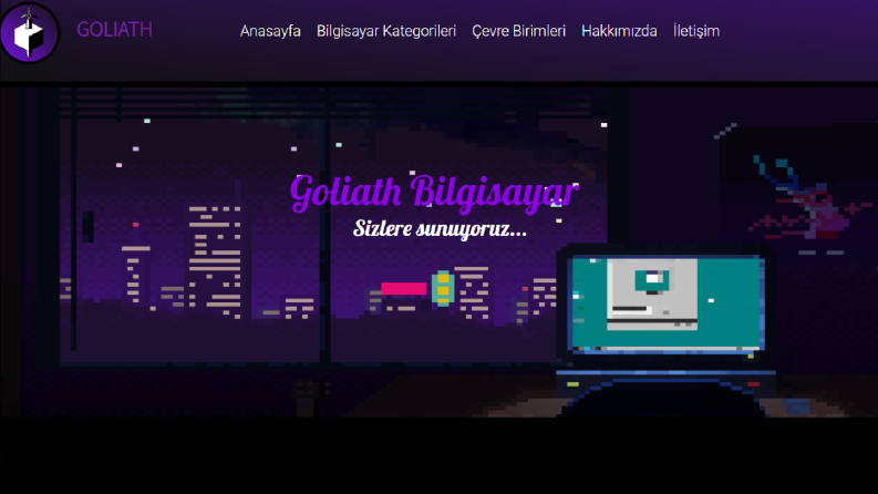Profesyonel Full Responsive Bilgisayar Satış Websitesi