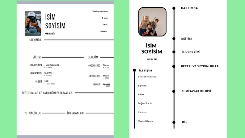 Ben etkileyici bir CV hazırlayabilirim